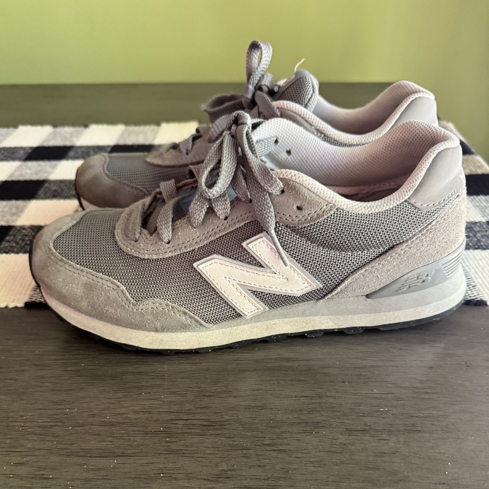 New Balance Kids' Sneakers in Gray and White